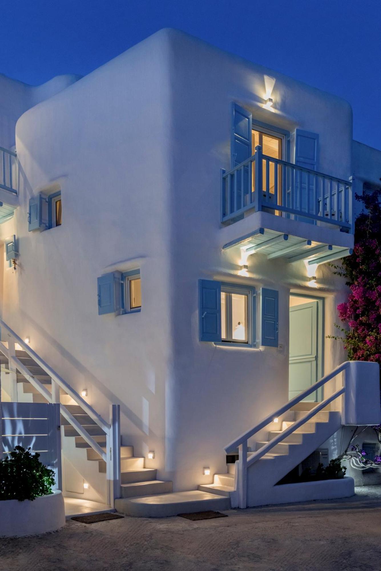 Mykonian Mews Luxury Suites بسارو المظهر الخارجي الصورة