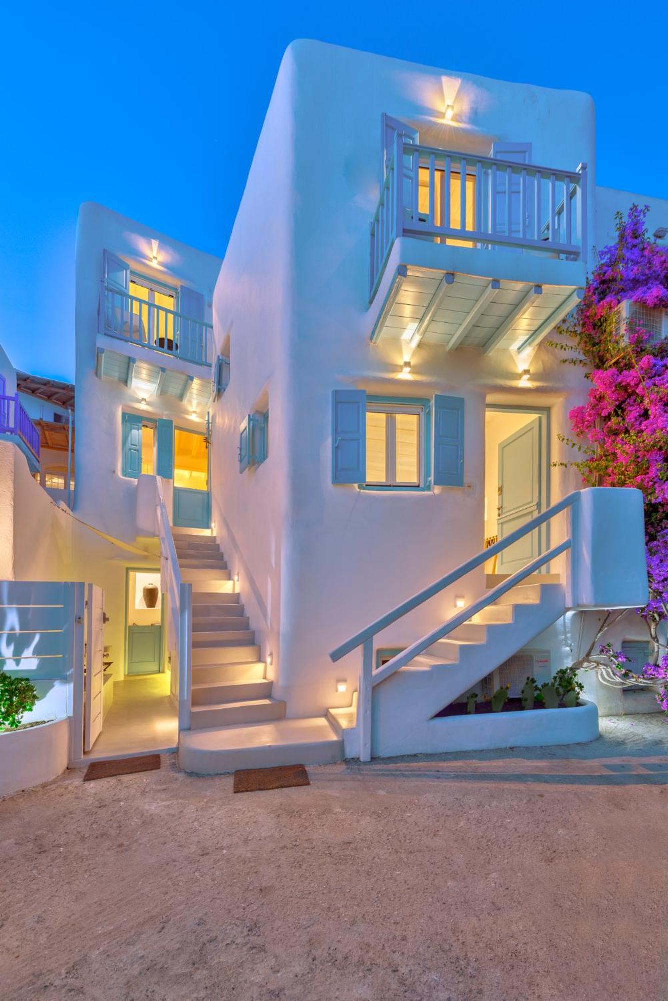 Mykonian Mews Luxury Suites بسارو المظهر الخارجي الصورة