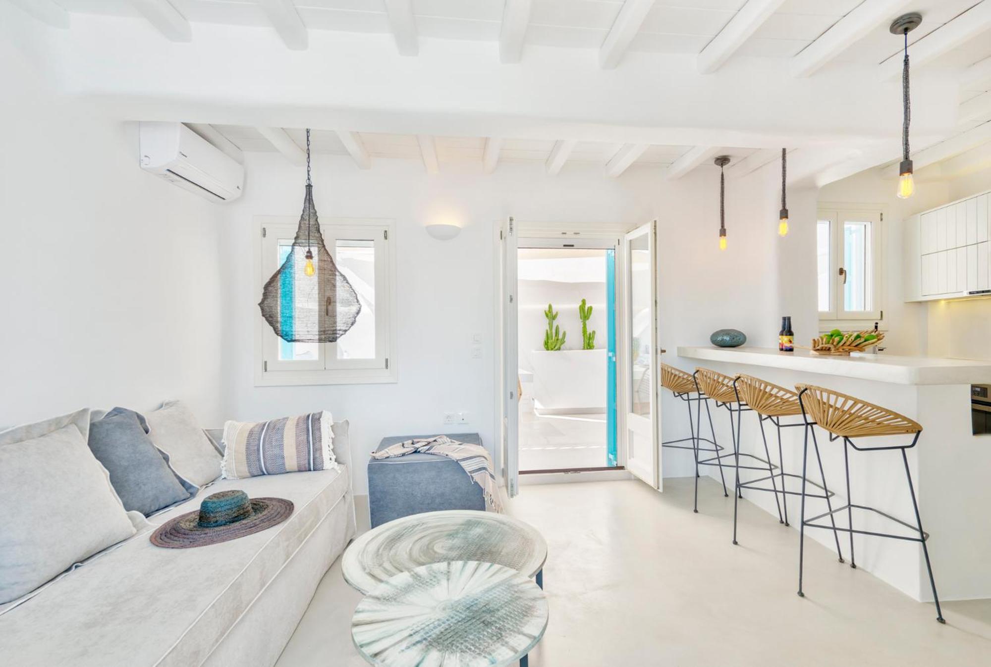 Mykonian Mews Luxury Suites بسارو المظهر الخارجي الصورة