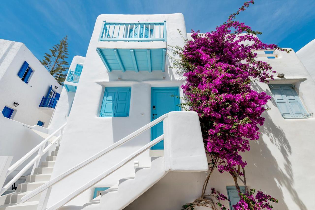 Mykonian Mews Luxury Suites بسارو المظهر الخارجي الصورة